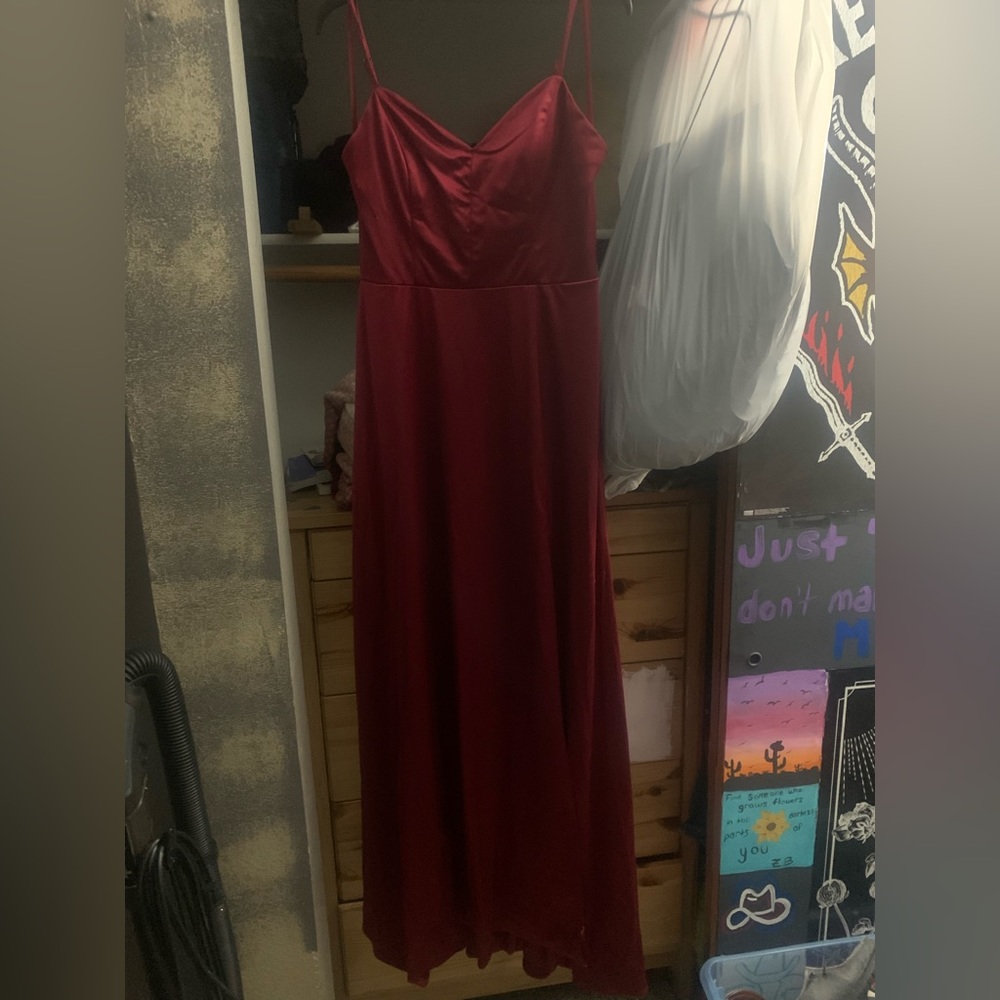 Red prom dress